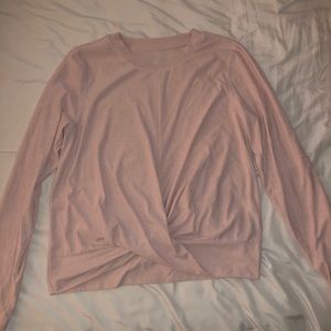 Old Navy Relaxed Breathe ON Twist-Hem Top